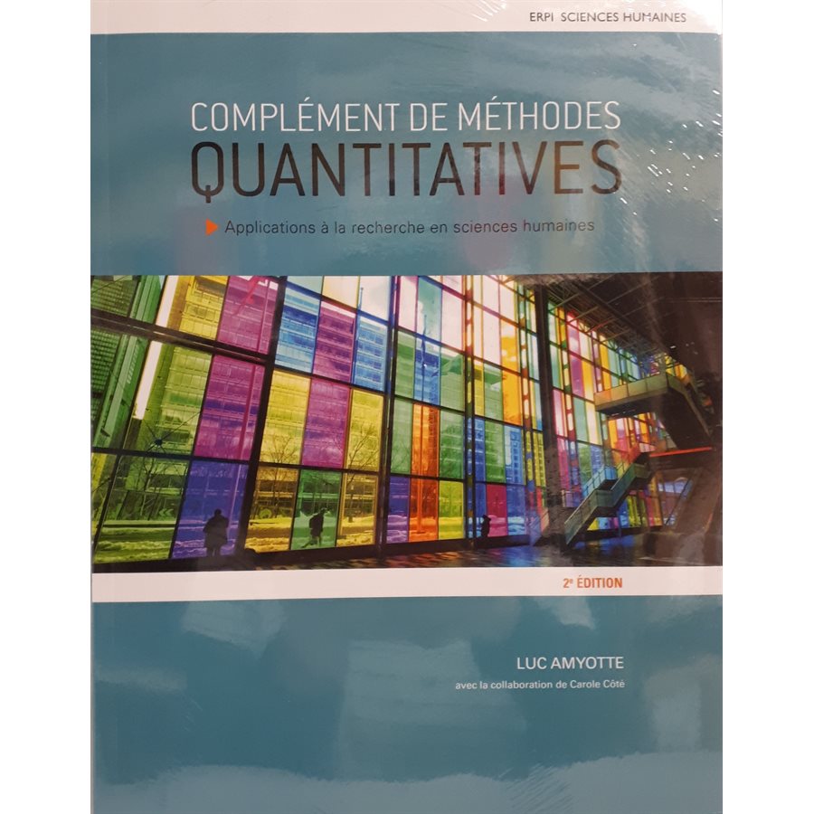 Complément de méthodes quantitatives 2e ed