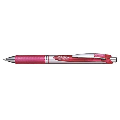 Stylo Energel Rétractable Rechargeable 0.7 mm Rose