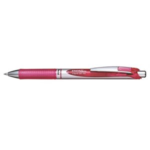 Stylo Energel Rétractable Rechargeable 0.7 mm Rose