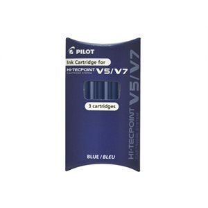 Recharge Pilot Hi-Tecpoint V5 / V7 Bleu