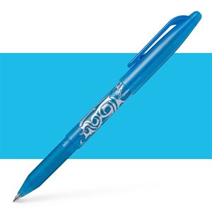 Stylo Frixion Ball Rechargeable 0.7mm Bleu pâle